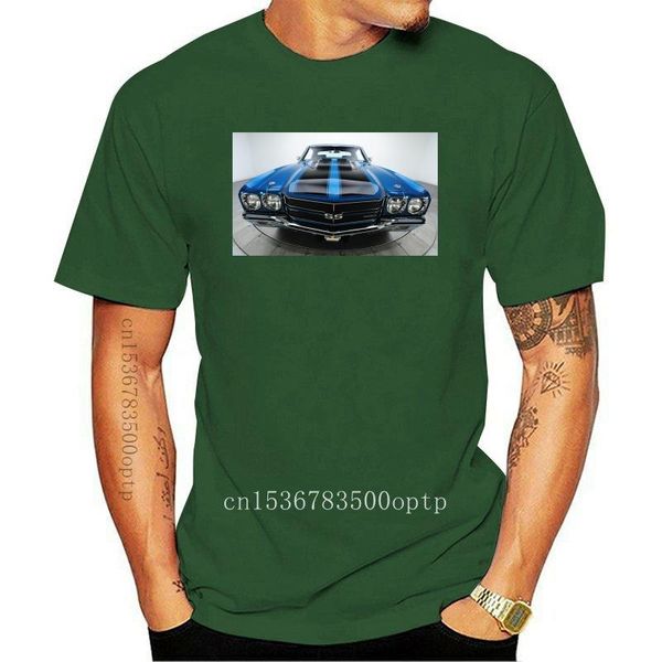 

men's t-shirts 2021 classic american muscle car chevelle ss printed t shirt, White;black