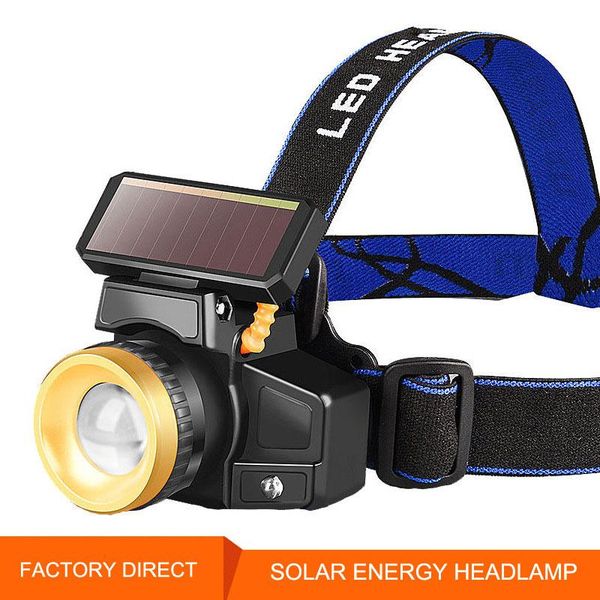 

headlamps design solar wave induction headlamp 18650 usb rechargeable zoom led head-mounted light for outdoor fishing,hunting,camping