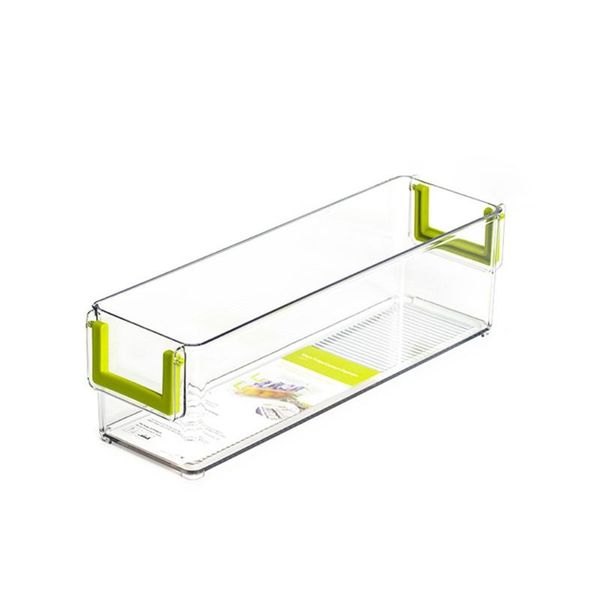 

storage bottles & jars refrigerator organizer bin plastic clear can dispenser holder drink water beverage container for fridge er