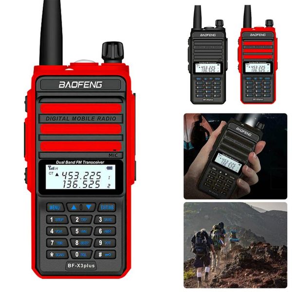 

walkie talkie usb charging intercom 3 stage with led light earphones for outdoor civilian self-driving el construction site