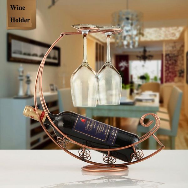 

tablewine racks fashion creative metal rack hanging glass holder bar stand bracket display decor holders