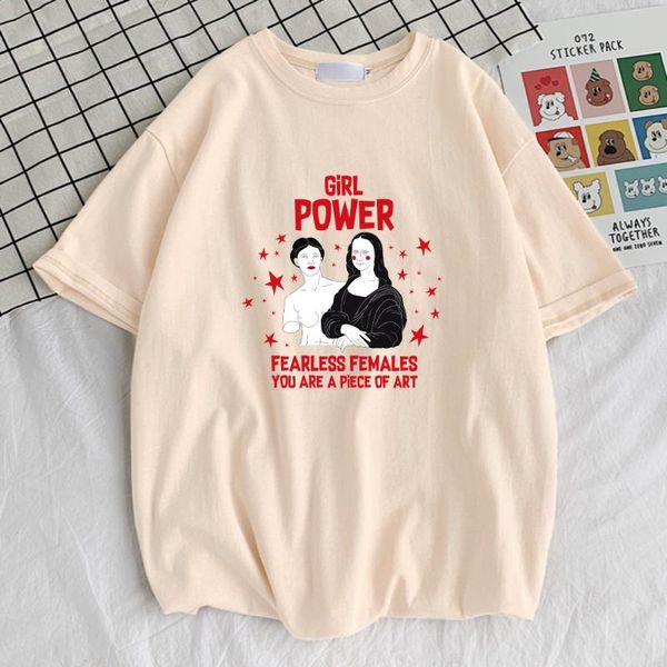 

men's t-shirts you are a piece of art literary girl print man t shirts vogue soft street fit t-shirt sport crewneck short sleeve, White;black