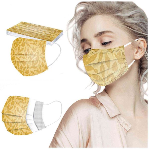 

disposable mask with three-layer melt blown pattern printing and anti-dust