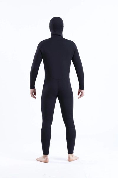 

swim wear 7mm neoprene wetsuit men's hooded diving suit men long-sleeved snorkeling spearfishing one piece winter thermal swimsuit