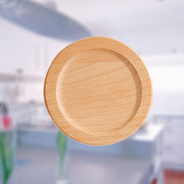 

mats & pads 1pcs vintage wooden cup mat for coffee table drinks desk with holder environmentally friendly