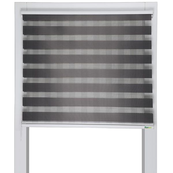 

blinds skansen simple cover zebra roller with 18.2mm alum tube for living room, bed study accept customized size