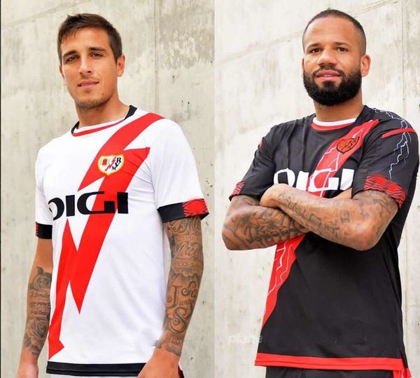 

21 22 rayo vallecano soccer jerseys 2021 2022 home away isi bebe qasmi alvaro andrÃ©s fran garcÃ­a santi comesaÃ±a camisetas de fÃºtbol football, Black;yellow