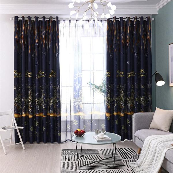 

curtain & drapes hooks starlight deer printing high shading for living room bedroom curtains cortinas dormitorio