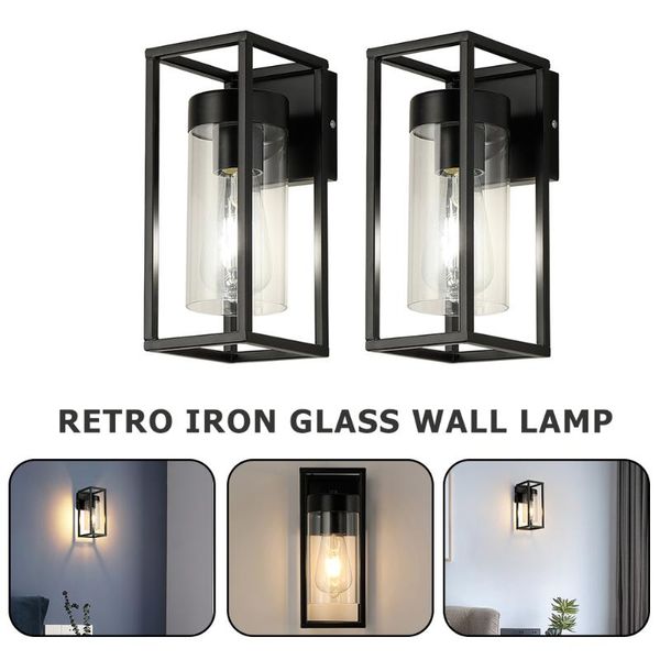 

wall lamp indoor base e27 retro sconces simplicity norch style wrought iron loft lamps bedside corridor restaurant pub