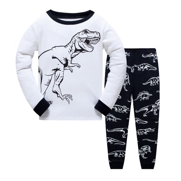 

children cartoon home clothes air conditioning in cotton pajamas suit, Blue;red