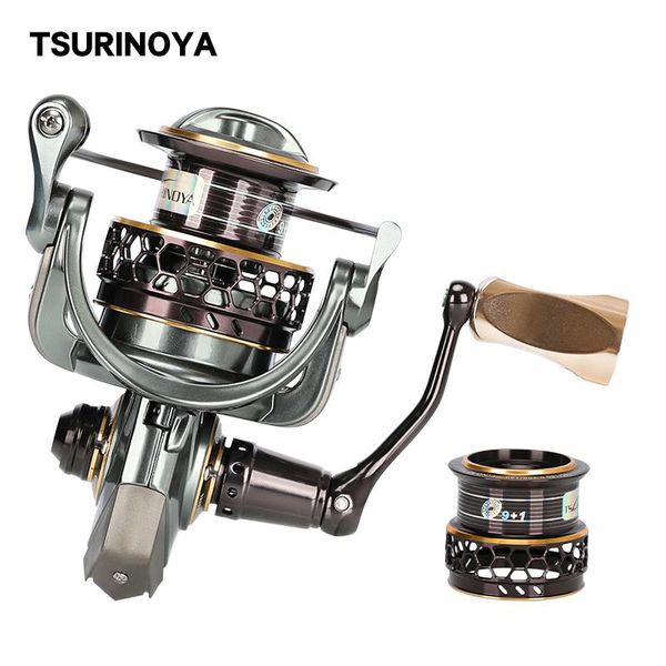 

fishing reel jaguar 1000 2000 3000 double spools spinning freshwater saltwater jig wheel bass trout carp baitcasting reels