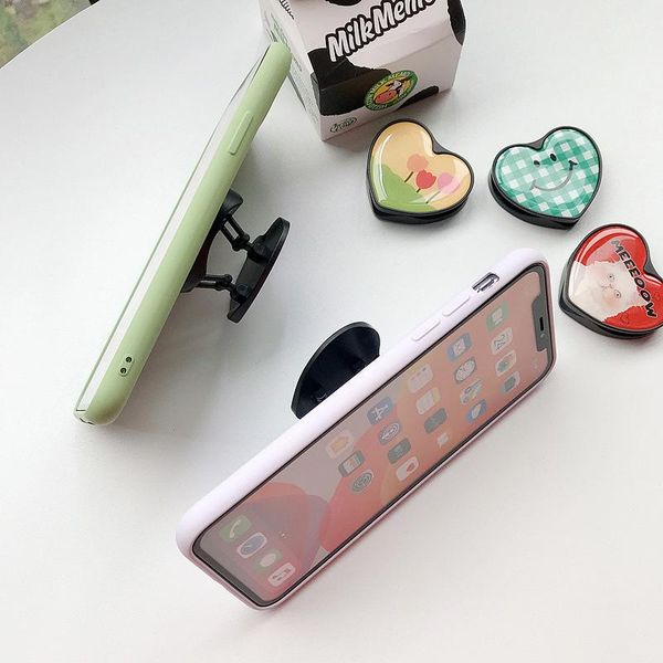 

cell phone mounts & holders love airbag bracket creative glue folding rotary mobile ring buckle stand holder