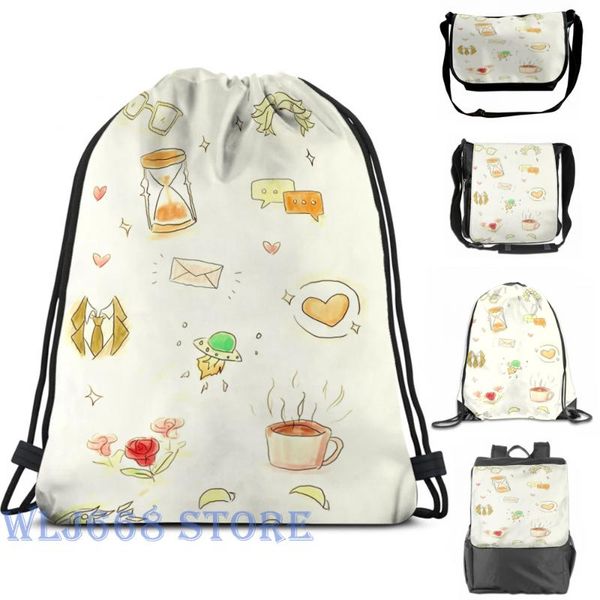 

backpack funny graphic print shoulder bags women mystic messenger (3) single travel for men gym bag