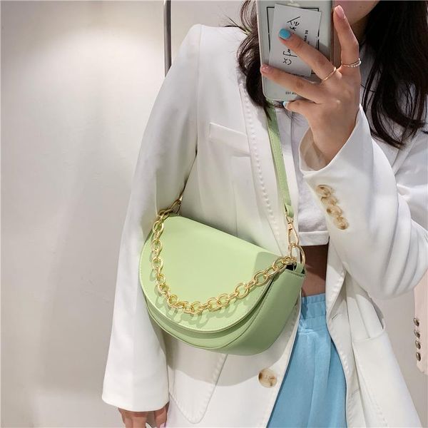 

evening bags pu leather trend women's bag fashion chest zipper shoulder messenger luxury handbags