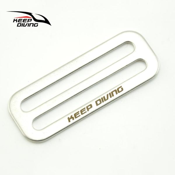 

pool & accessories keep diving 316 stainless steel scuba belt webbing strap keeper ring holder wing bcd