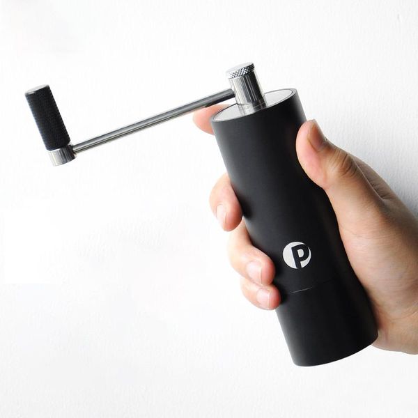 

manual coffee grinders hand grinder precision stainless steel burr mill external / internal adjustment