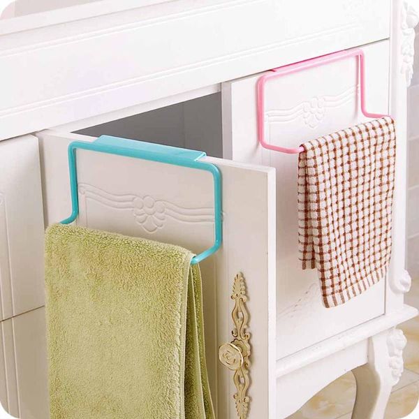 

kitchen storage & organization bathroom towel rack hanging holder organizer rail cabinet cupboard hanger shelf accessories