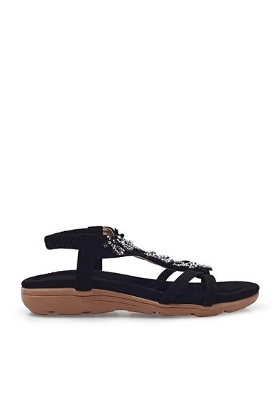 

sandals women's black strass 38921 y1202