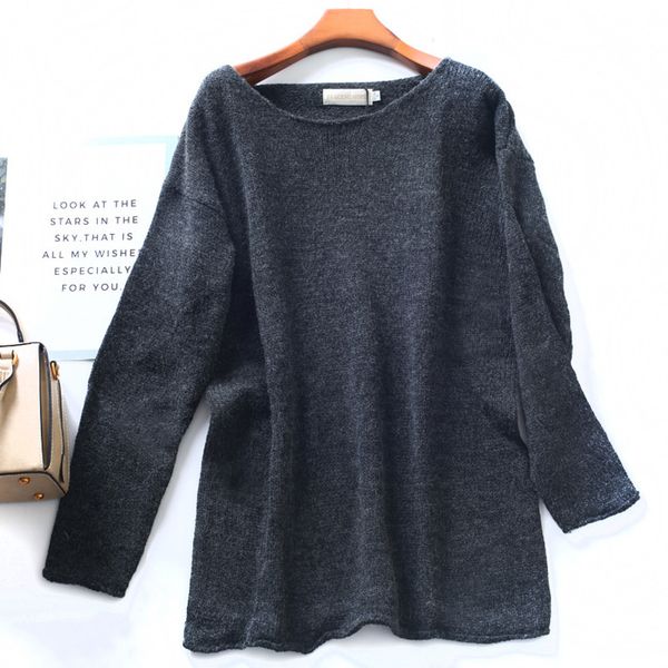

men's and women's round neck long sve casual sweaters, fashion cloth, , fashion, new, winter, 2019, White;black