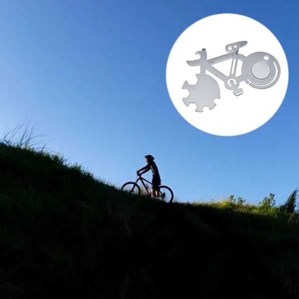 

tools 11xf portable bicycle card stainless steel bike tool hook knife multifunctional outdoor mtb road riding equipment survival