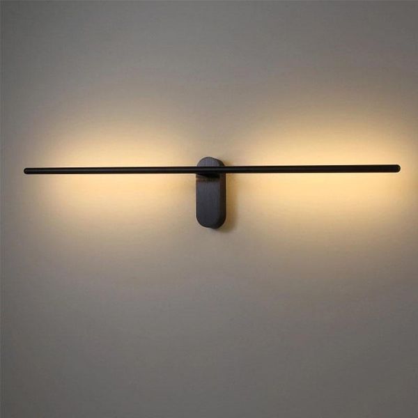 

wall lamp minimalist long strip lamps modern nordic living room background bedroom bedside el corridor led lights