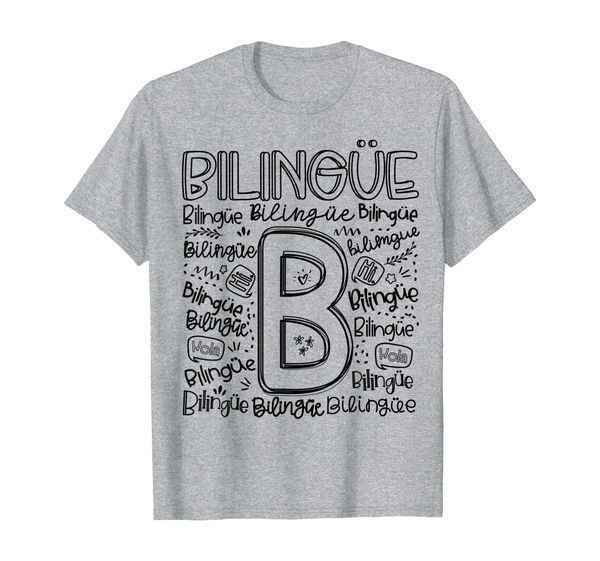 

spanish bilingue design- bilingual t-shirt, White;black