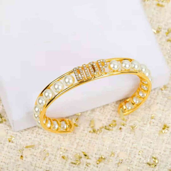 

factory specials aa new letter pearl bracelet ytxw, Black