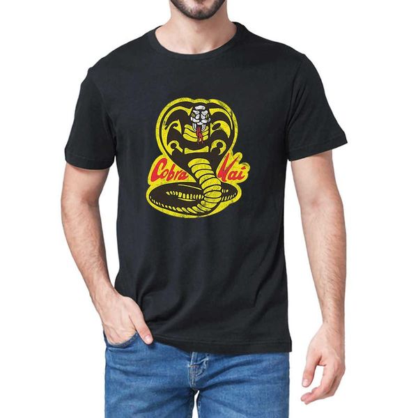 

men's t-shirts 100% cotton kai karate shirts brand tv show loose summer t-shirt casual streetwear soft tee, White;black