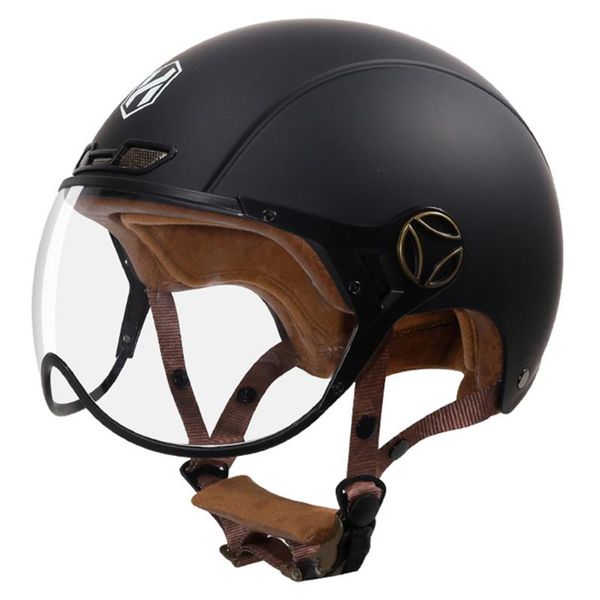 

motorcycle helmets hnj helmet open face moto casque men and women four seasons general half motorbiker scooter riding