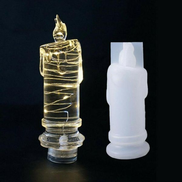 

pcs silicone candle light making mold wax resin casting epoxy diy craft mould tools accessories cake molds baking & pastry