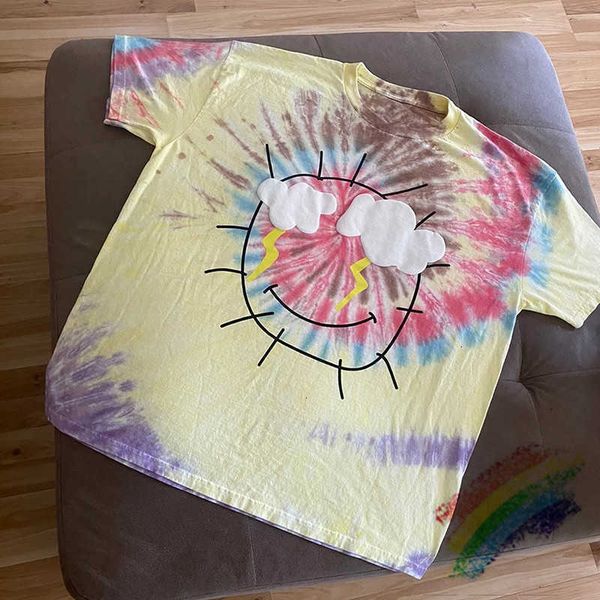 

men's t-shirts t shirts travis scott cactus jack stormi 2 party tie dye astroworld tee men women -quality t-s 2wr7, White;black