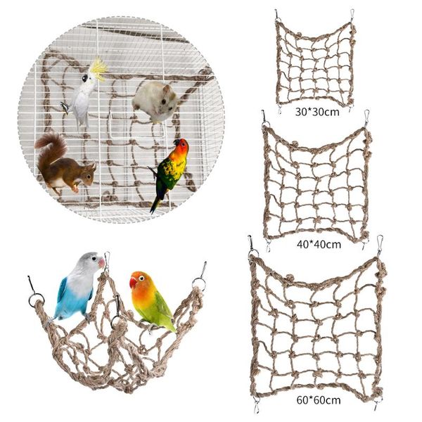 

other bird supplies pet climbing net parrot toys rope training cage toy bed