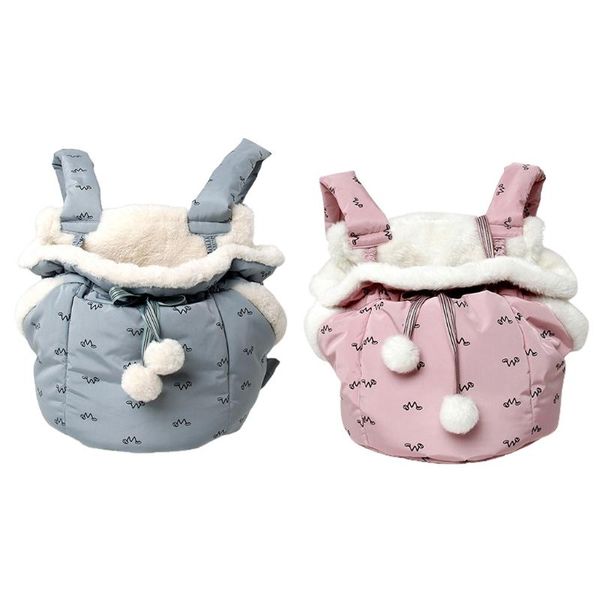 

pet cute carrier bag warm front hanging chest pack semi-closed shoulder backpack for outdoor carrying strap cat carriers,crates & houses