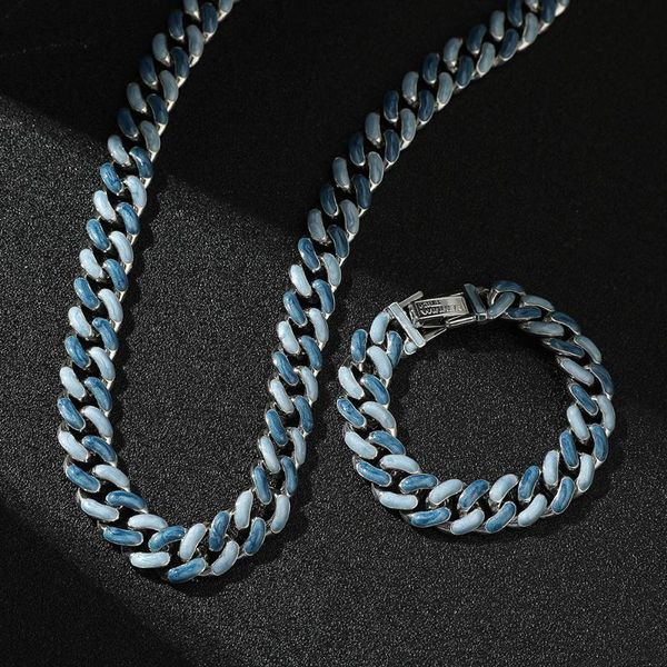 

chains cool cuban link chain necklaces for men women hip hop rapper necklace fashion charm jewelry party accessories, Silver