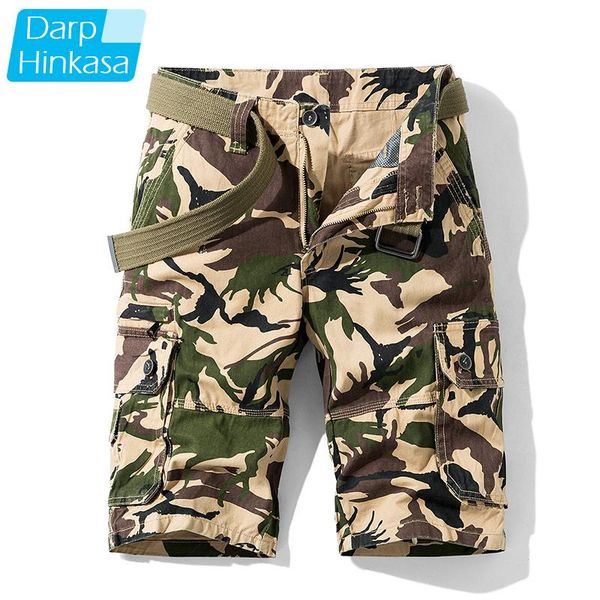 

summer 2021 casual fashion shorts men cargo loose zipper five-point pants 100% cotton outdoor camouflage men's, White;black