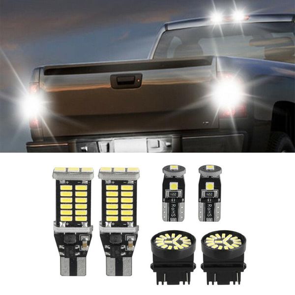 

car headlights reverse light bulb kit 6500k super bright 900lm white backup