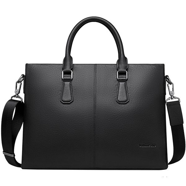 

royal paul handbag business leather briefcase men's one shoulder computer messenger bag