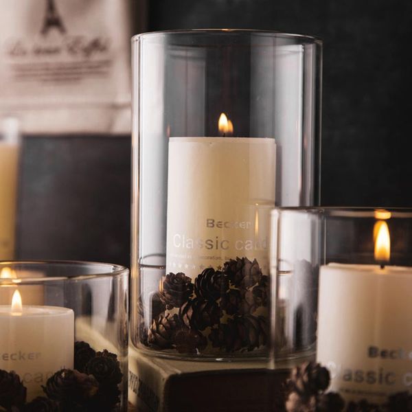 

candle holders 8cm clear glass votive holder tealight for home decor candlestick wedding holidays birthday christmas halloween