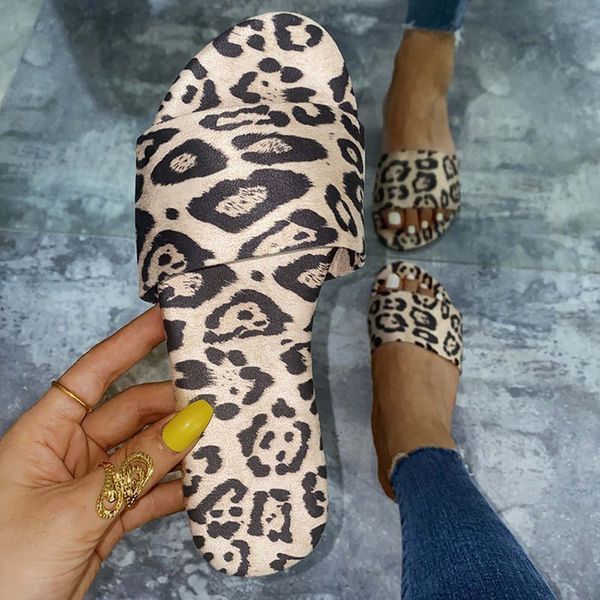 

womens leopard print flip flop flat slippers summer outdoor casual shoes beach slippers slip on flats sandals zapatos mujer, Black
