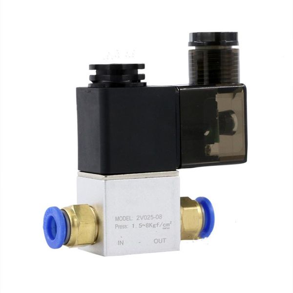 

smart home control 2v025-06 g1/8 2v025-08 g1/4 normally closed nc air water oil solenoid valve coil led 2port 2ways ac110v 220v 380v 12v 24v