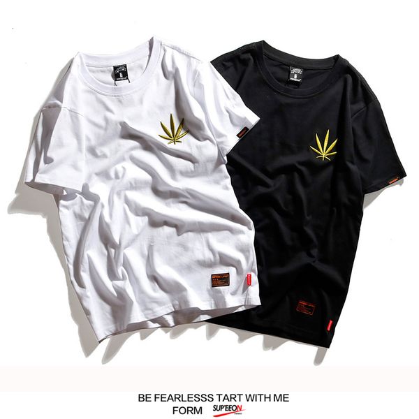 

t shirt summer men's short sleeve solid color half loose cotton base black large trend slim top, White;black