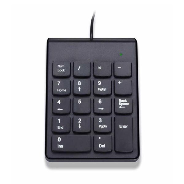 

universal numeric keypad usb wire mini number keyboard keycap for lapdeskpc computer numpad 18 keys accountant keyboards