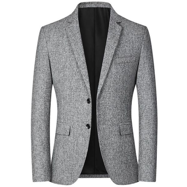 

mens blazers men's spring autumn fashion suit jacket coat men business casual slim fit jackets outerwear male clothes suits &, White;black