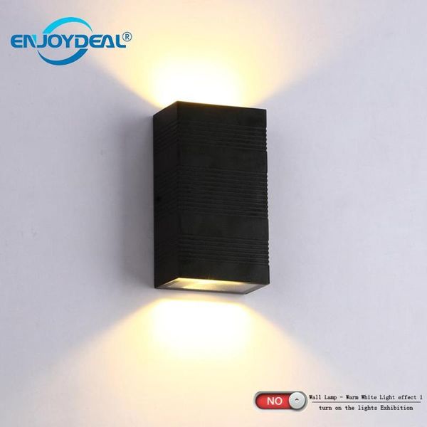 

wall lamps aluminum 6w led lamp ac 85-265v home bath front mirror aisle corridor light bedside decor warm white/white