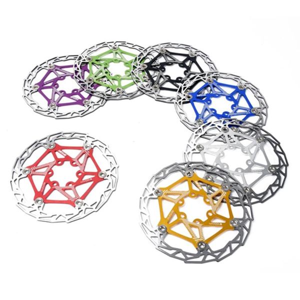 

bike brakes rotors ultra light color floating disc mountain brake mtb rotor 160mm bicycle pad road supply