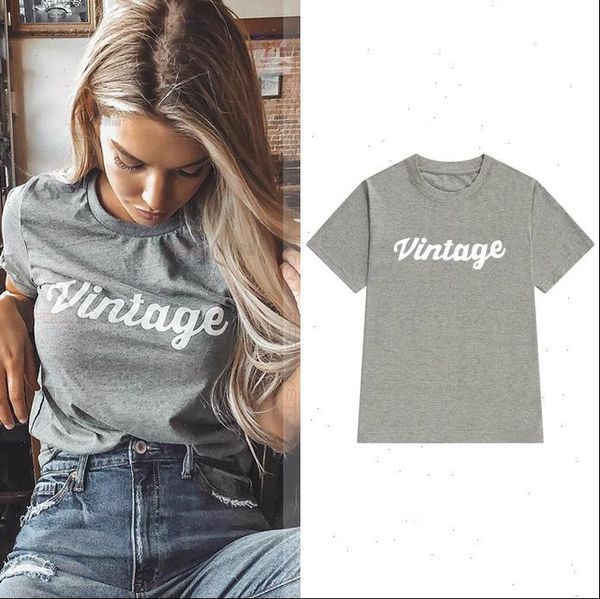 

women vintage letters tshirt cotton casual funny t shirt for lady yong girl tee hipster tumblr ins drop, White