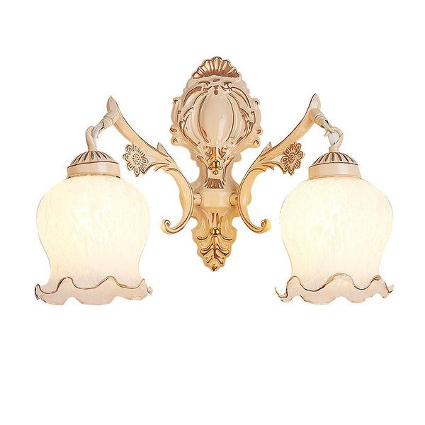 

wall lamps american minimalist el bedside corridor bedroom glass lamp led aisle single head iron art light fixtures