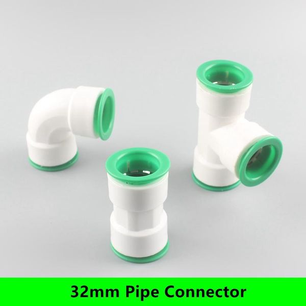 

32mm equal straight elbow tee water pipe quick connector dn25 fitting for garden irrigation tank welding&glue watering equipments