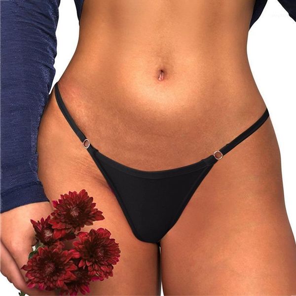 

women's panties beach pants casual thong solid temptation seamless sports underwear ladies bikini, Black;pink
