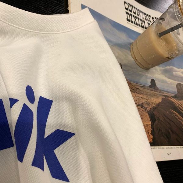 

women's t-shirt real s korean style small loose letter print pullover short, White